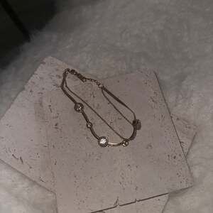 Bezel Zirconia and stainless steel bracelet